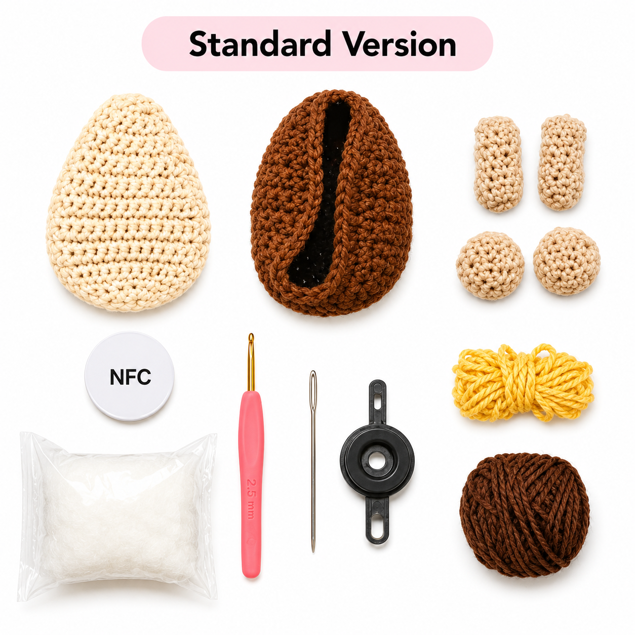 Standard Version kit contents.